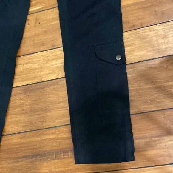 Ralph Lauren Black Cargo Pants Jeans size 4 - Picture 3 of 8